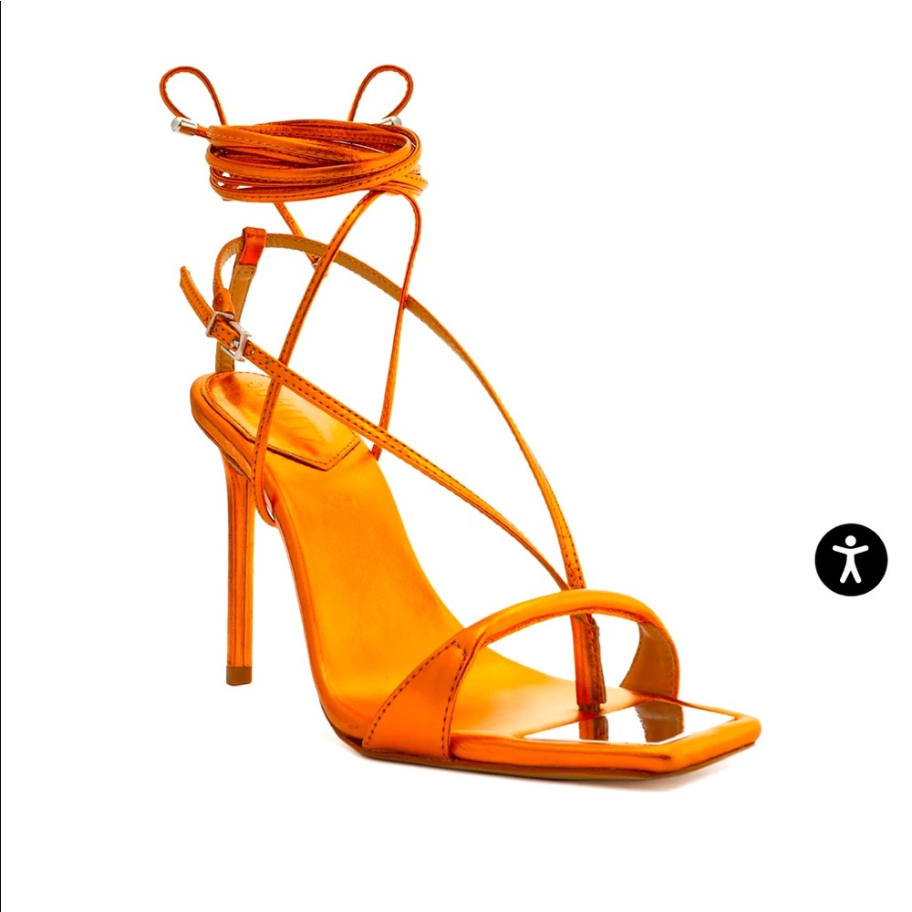 Schutz tie up heels